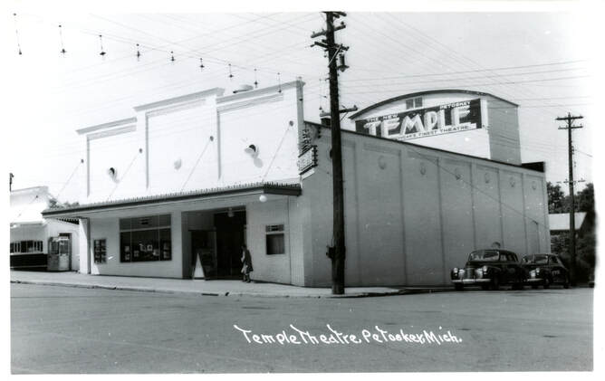 Gaslight Cinema (AKA Temple Theater) - Old Photo (newer photo)